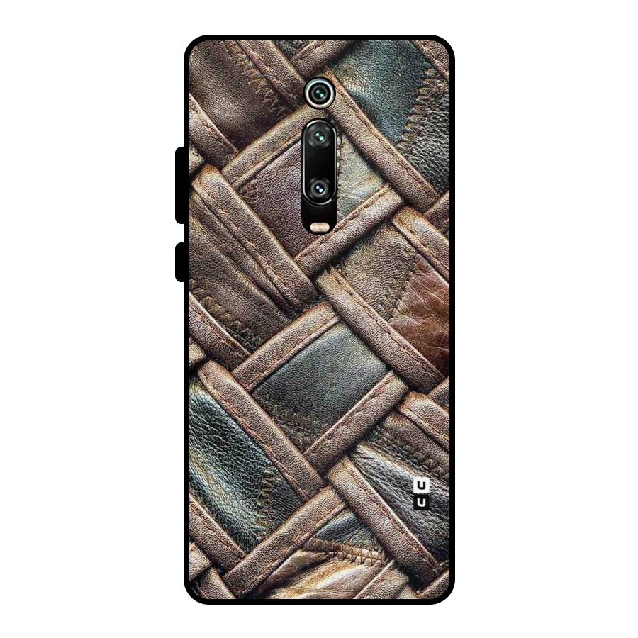 Classic Leather Belt Design Metal Back Case for Redmi K20
