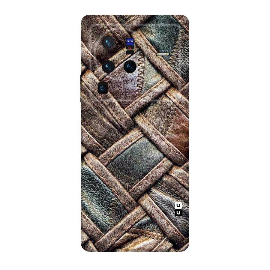 Classic Leather Belt Design Original Polycarbonate Back Case for Vivo X80
