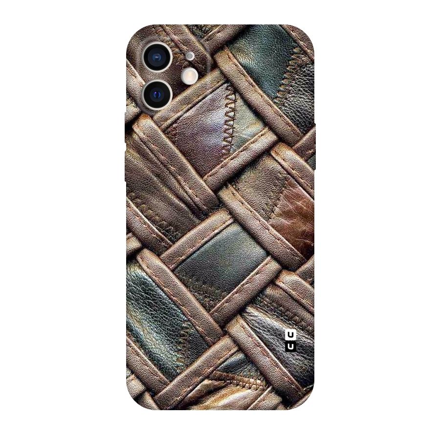 Classic Leather Belt Design Original Polycarbonate Back Case for iPhone 12