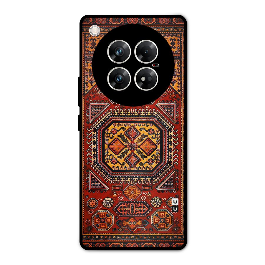 Classic Luxury Carpet Pattern Metal Back Case for Infinix Zero 40 5G