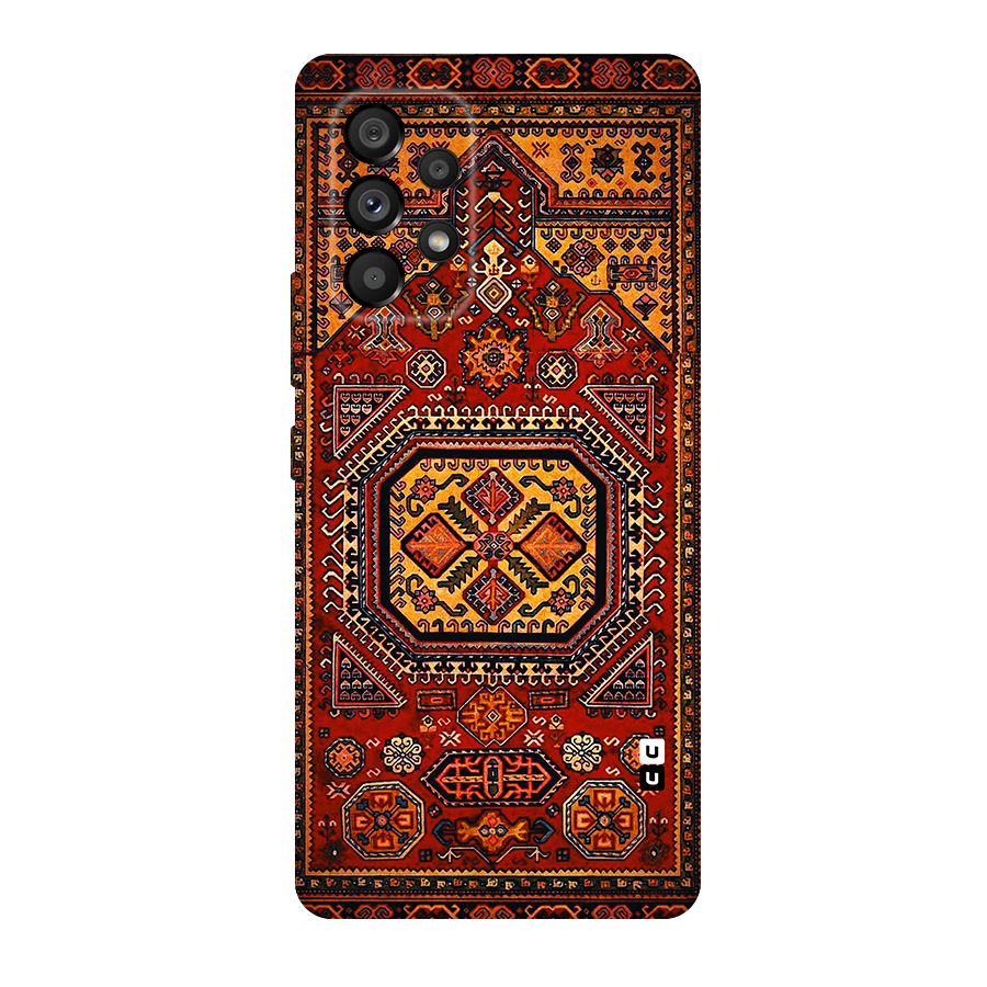 Classic Luxury Carpet Pattern Original Polycarbonate Back Case for Galaxy A53 5G