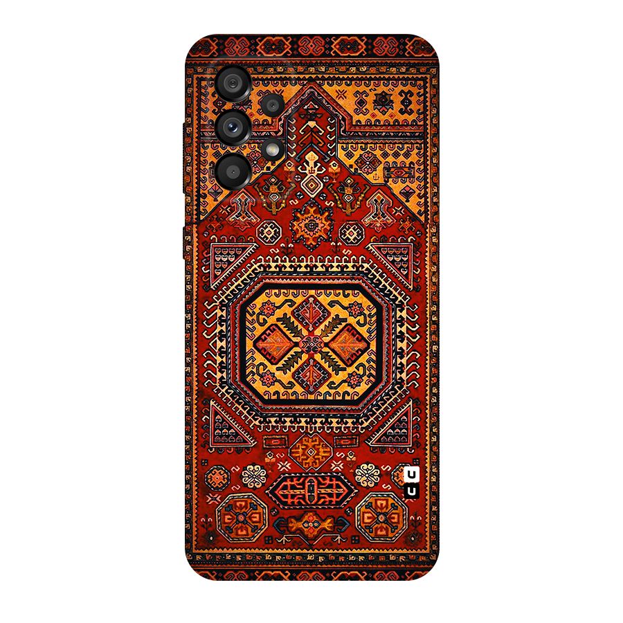 Classic Luxury Carpet Pattern Original Polycarbonate Back Case for Galaxy A73 5G