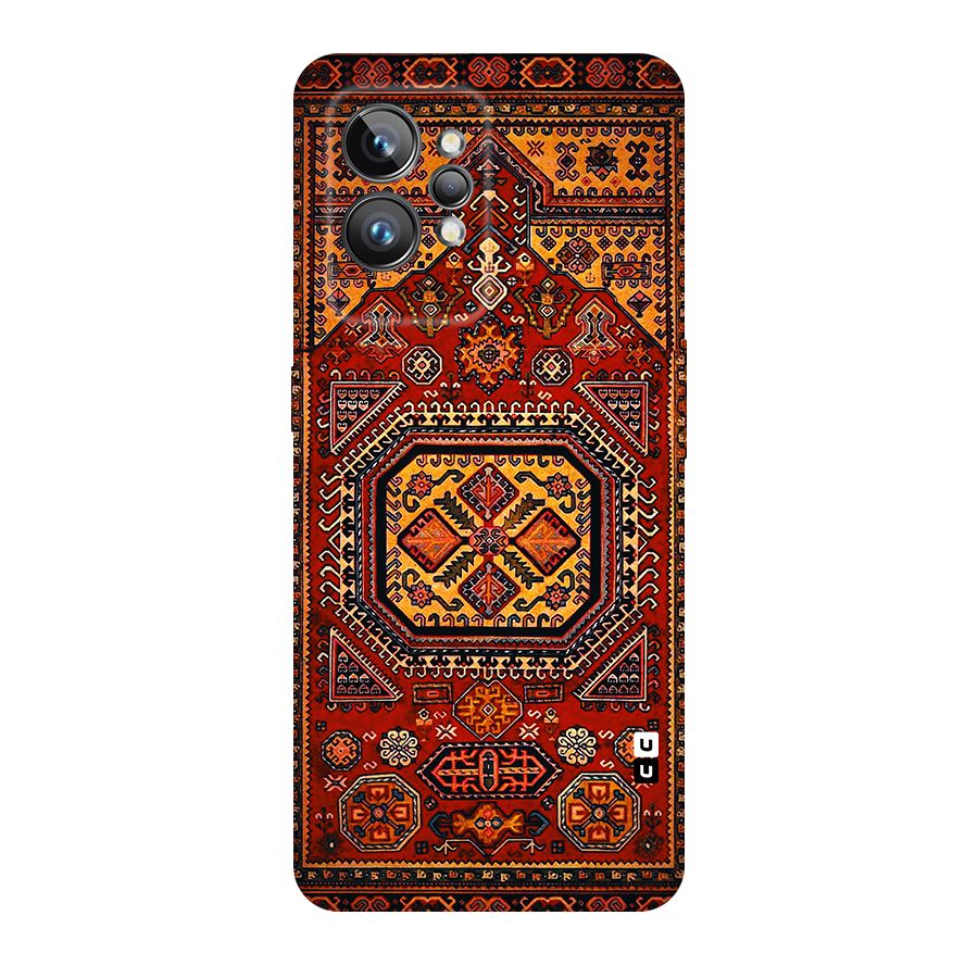 Classic Luxury Carpet Pattern Original Polycarbonate Back Case for Realme GT2 Pro