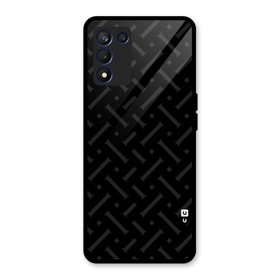 Classic Pipes Pattern Glass Back Case for Realme 9 5G Speed