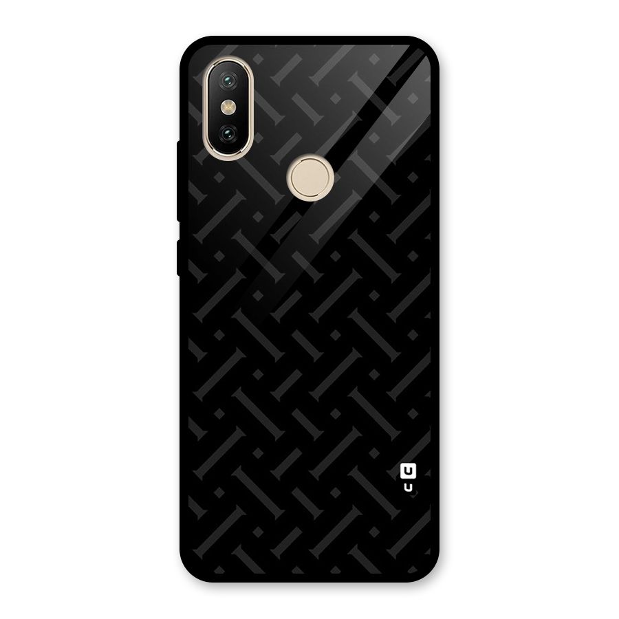 Classic Pipes Pattern Glass Back Case for Redmi A2