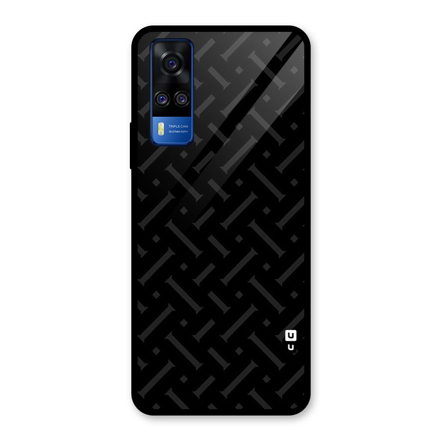 Classic Pipes Pattern Glass Back Case for Vivo Y31