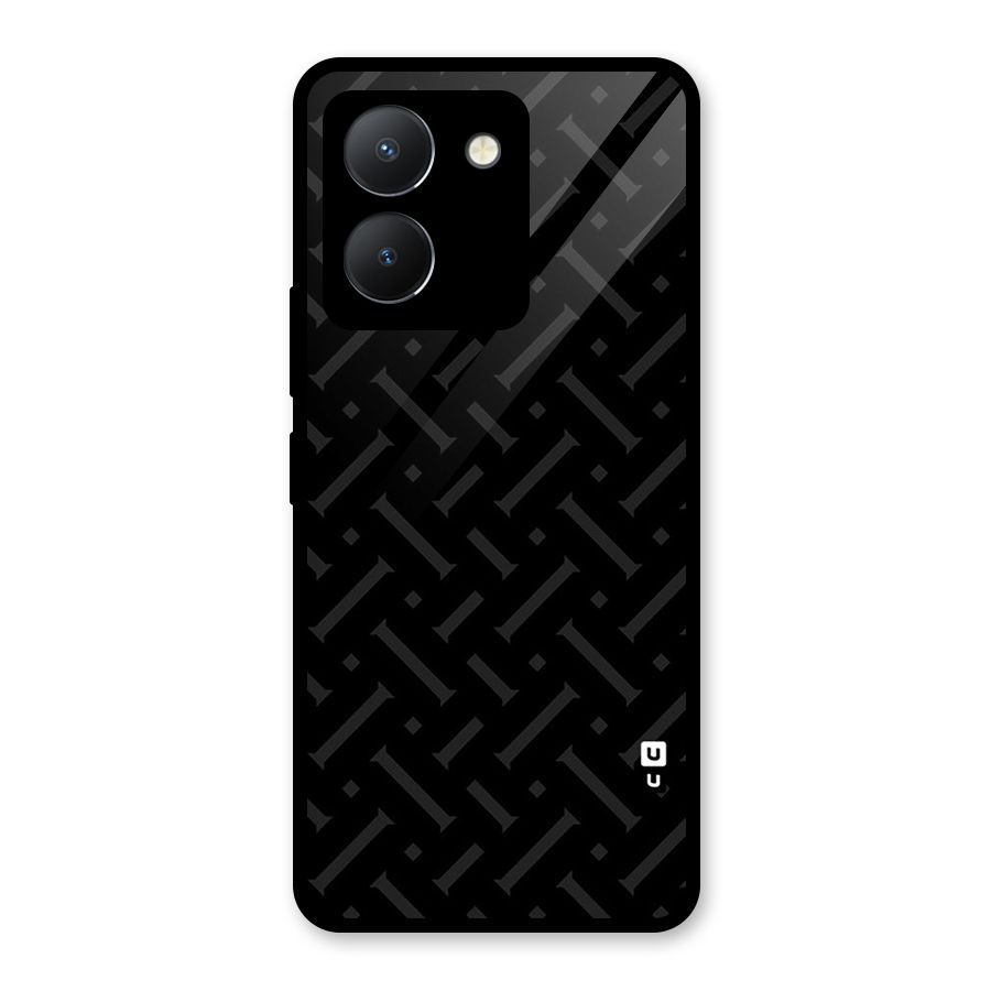 Classic Pipes Pattern Glass Back Case for Vivo Y36