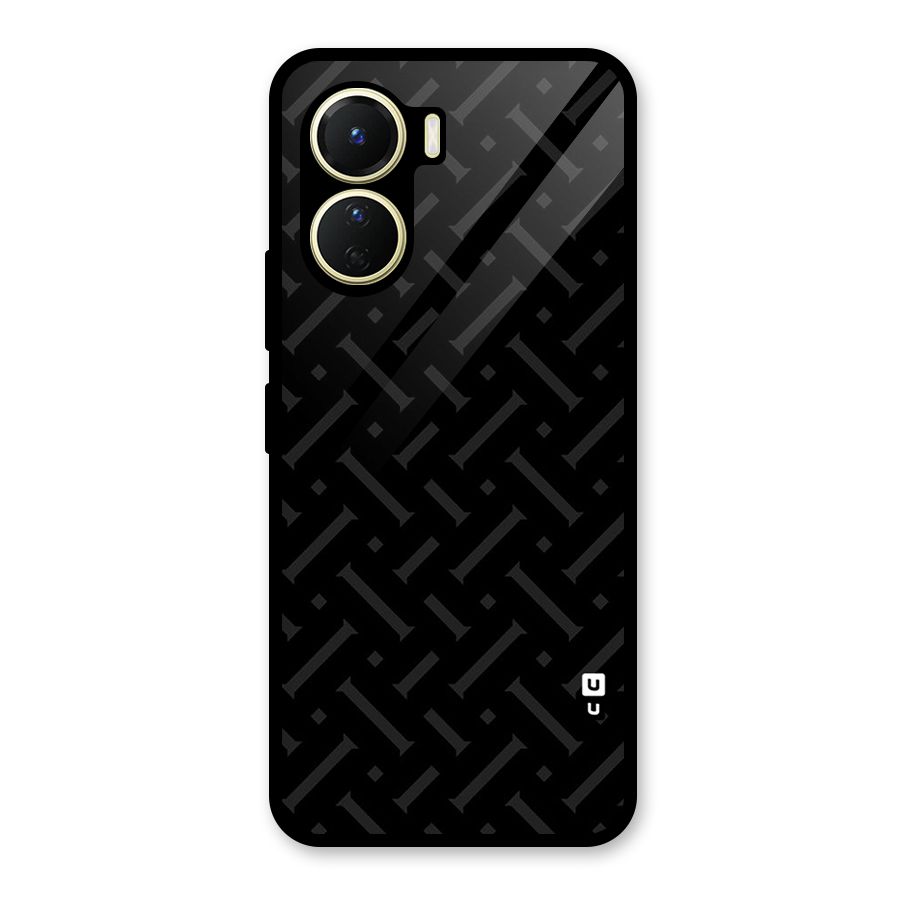 Classic Pipes Pattern Glass Back Case for Vivo Y56