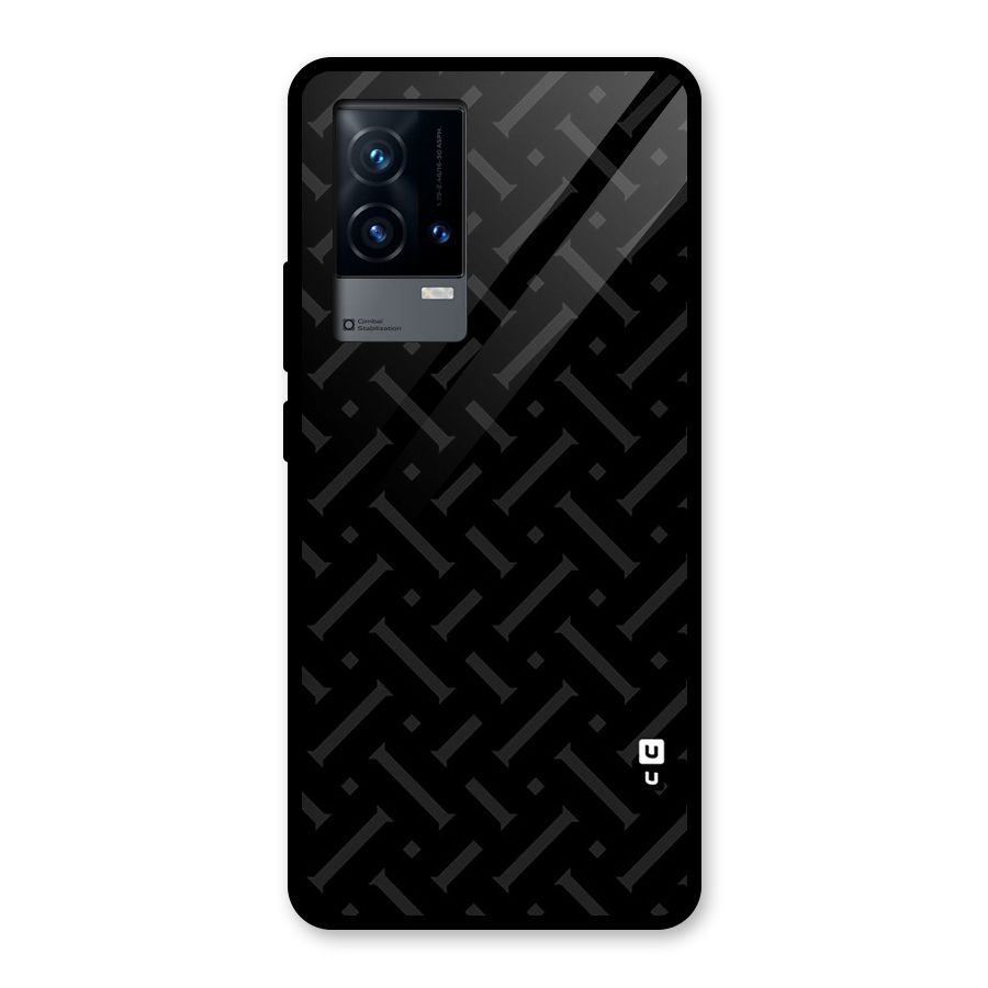 Classic Pipes Pattern Glass Back Case for iQOO 9 5G