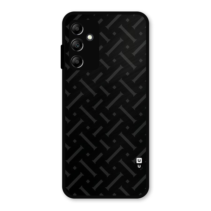 Classic Pipes Pattern Metal Back Case for Galaxy A14 5G