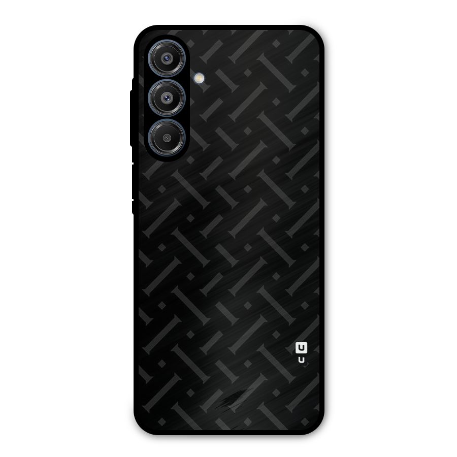 Classic Pipes Pattern Metal Back Case for Galaxy A16 5G