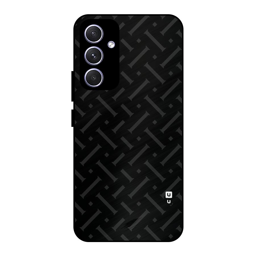 Classic Pipes Pattern Metal Back Case for Galaxy A54