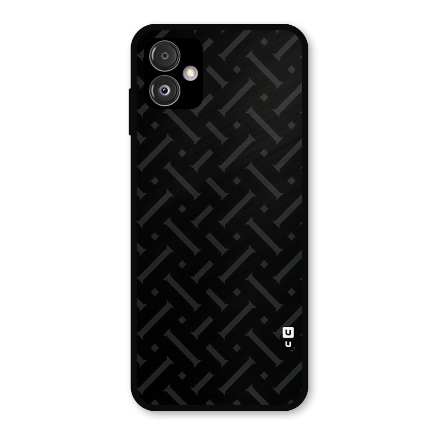 Classic Pipes Pattern Metal Back Case for Galaxy F14