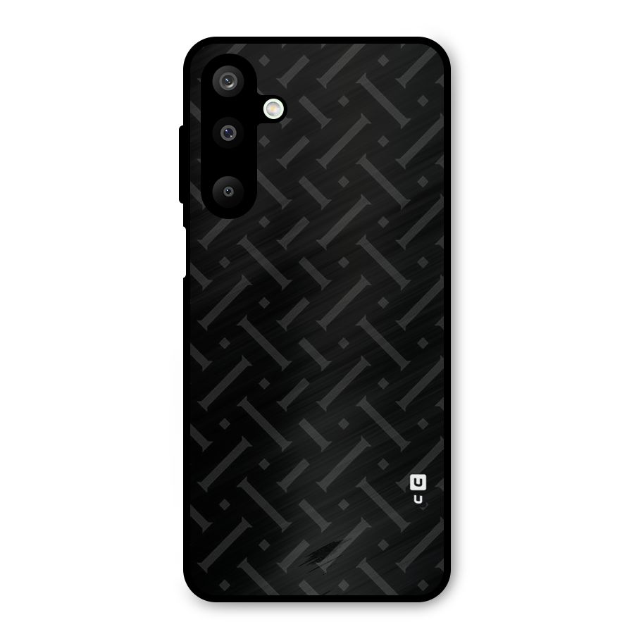 Classic Pipes Pattern Metal Back Case for Galaxy M16