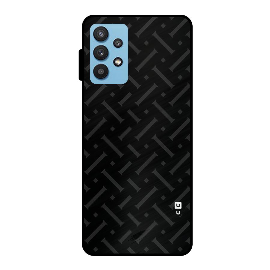 Classic Pipes Pattern Metal Back Case for Galaxy M32 5G