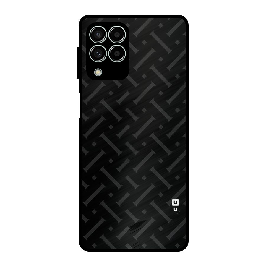 Classic Pipes Pattern Metal Back Case for Galaxy M33