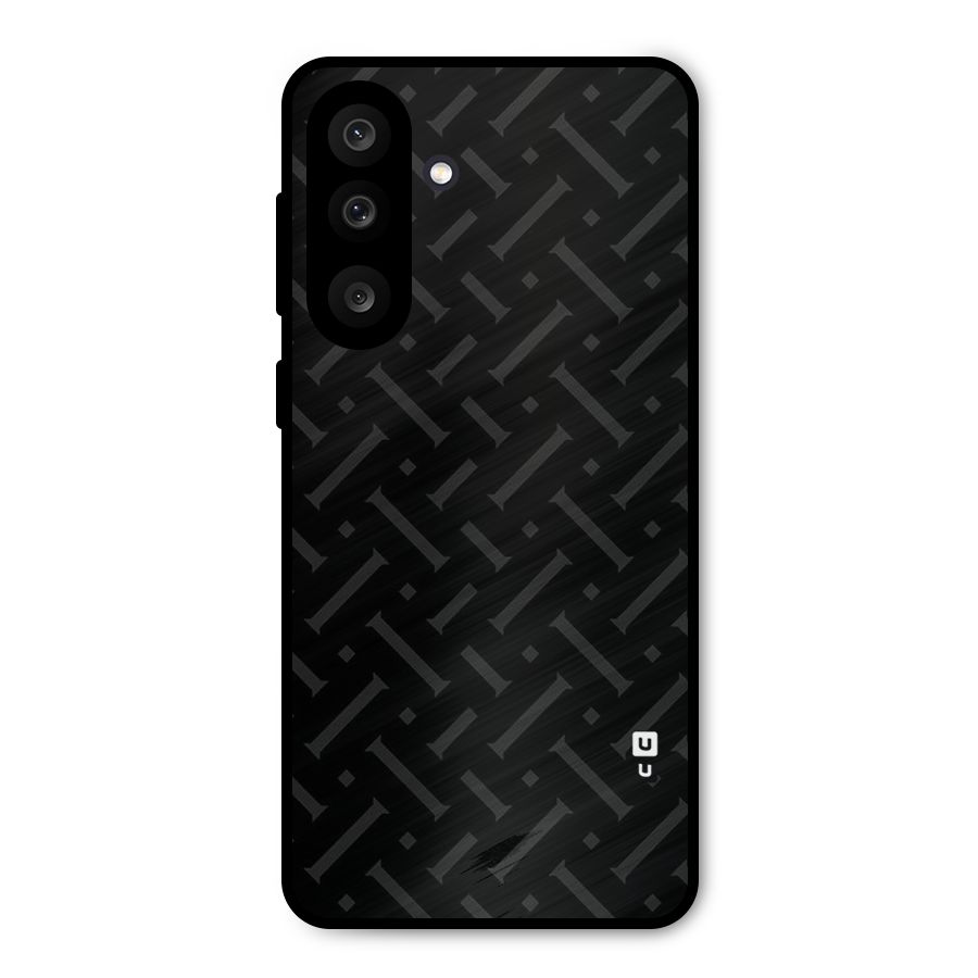 Classic Pipes Pattern Metal Back Case for Galaxy M56