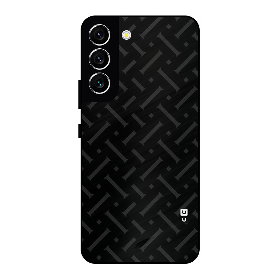 Classic Pipes Pattern Metal Back Case for Galaxy S22 5G