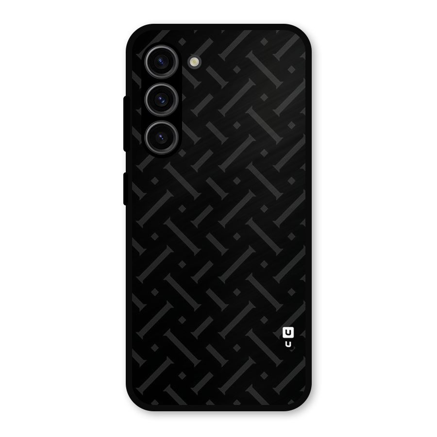 Classic Pipes Pattern Metal Back Case for Galaxy S23