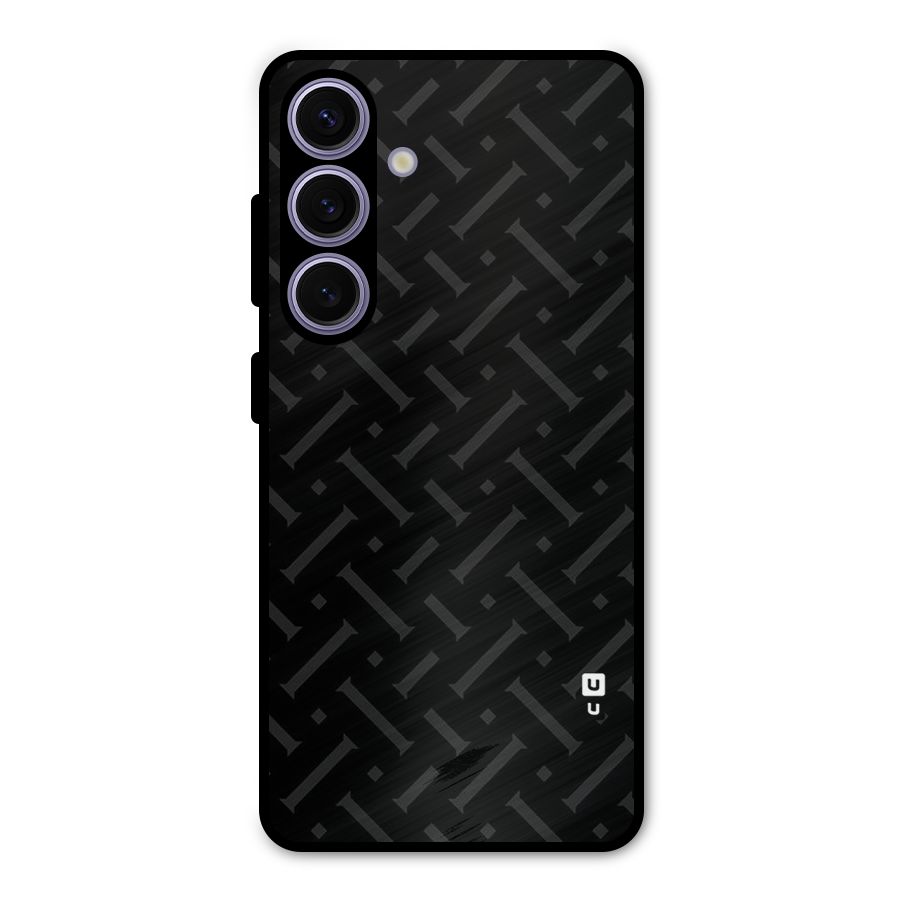 Classic Pipes Pattern Metal Back Case for Galaxy S24