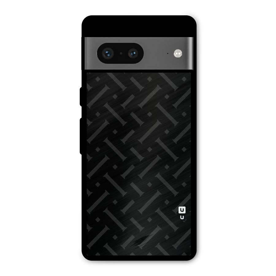 Classic Pipes Pattern Metal Back Case for Google Pixel 7