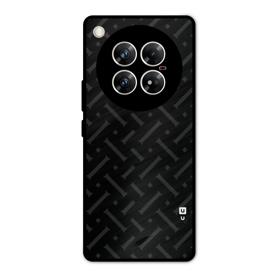 Classic Pipes Pattern Metal Back Case for Infinix Zero 40 5G