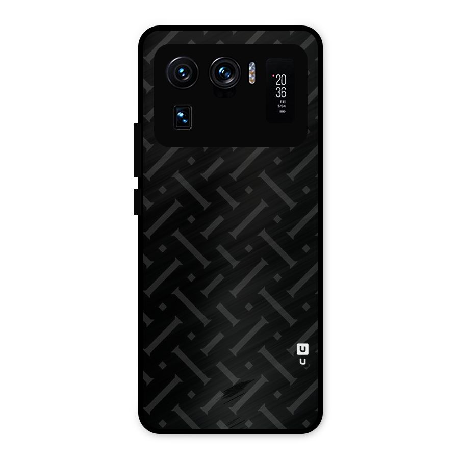 Classic Pipes Pattern Metal Back Case for Mi 11 Ultra