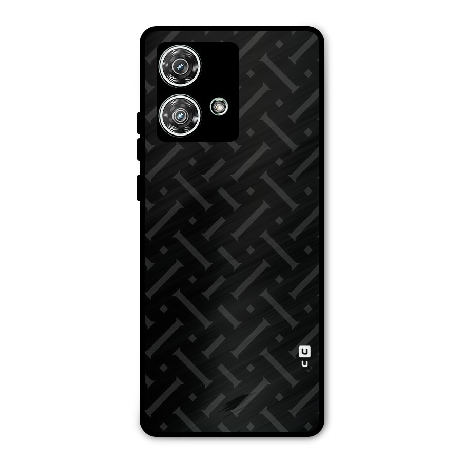 Classic Pipes Pattern Metal Back Case for Motorola Edge 40 Neo