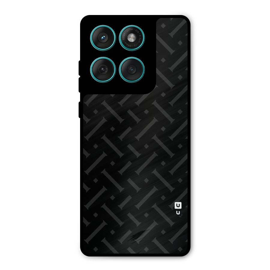 Classic Pipes Pattern Metal Back Case for Motorola Edge 60 Fusion