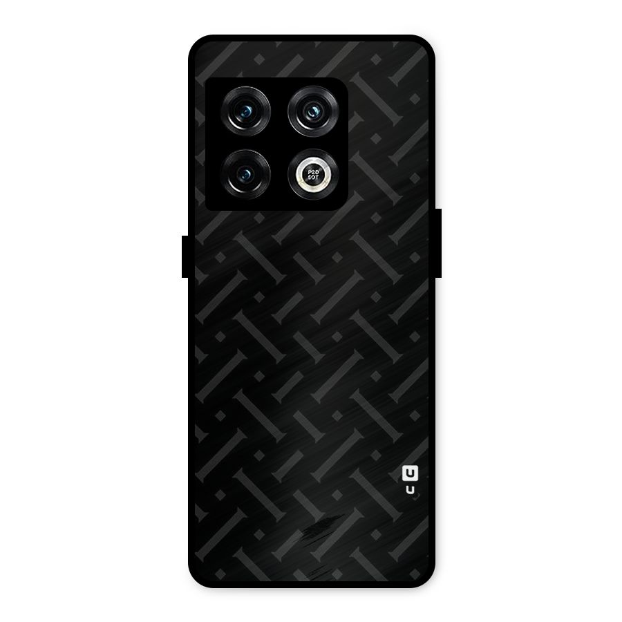 Classic Pipes Pattern Metal Back Case for OnePlus 10 Pro 5G
