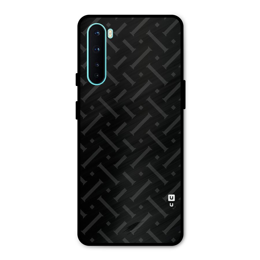 Classic Pipes Pattern Metal Back Case for OnePlus Nord