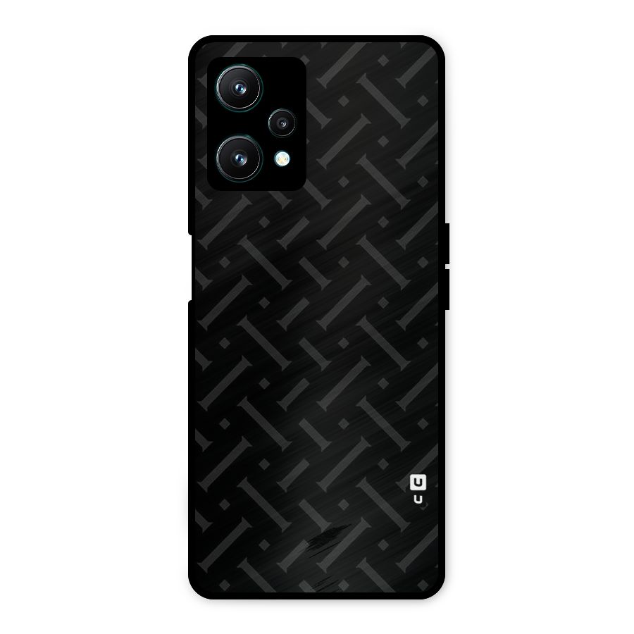 Classic Pipes Pattern Metal Back Case for Realme 9 Pro 5G