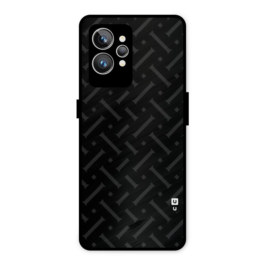 Classic Pipes Pattern Metal Back Case for Realme GT2 Pro