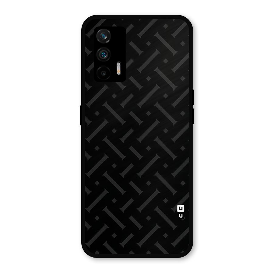 Classic Pipes Pattern Metal Back Case for Realme GT 5G