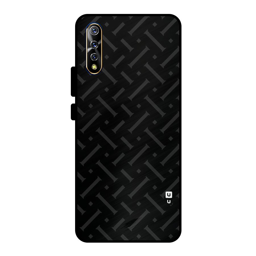 Classic Pipes Pattern Metal Back Case for Vivo S1