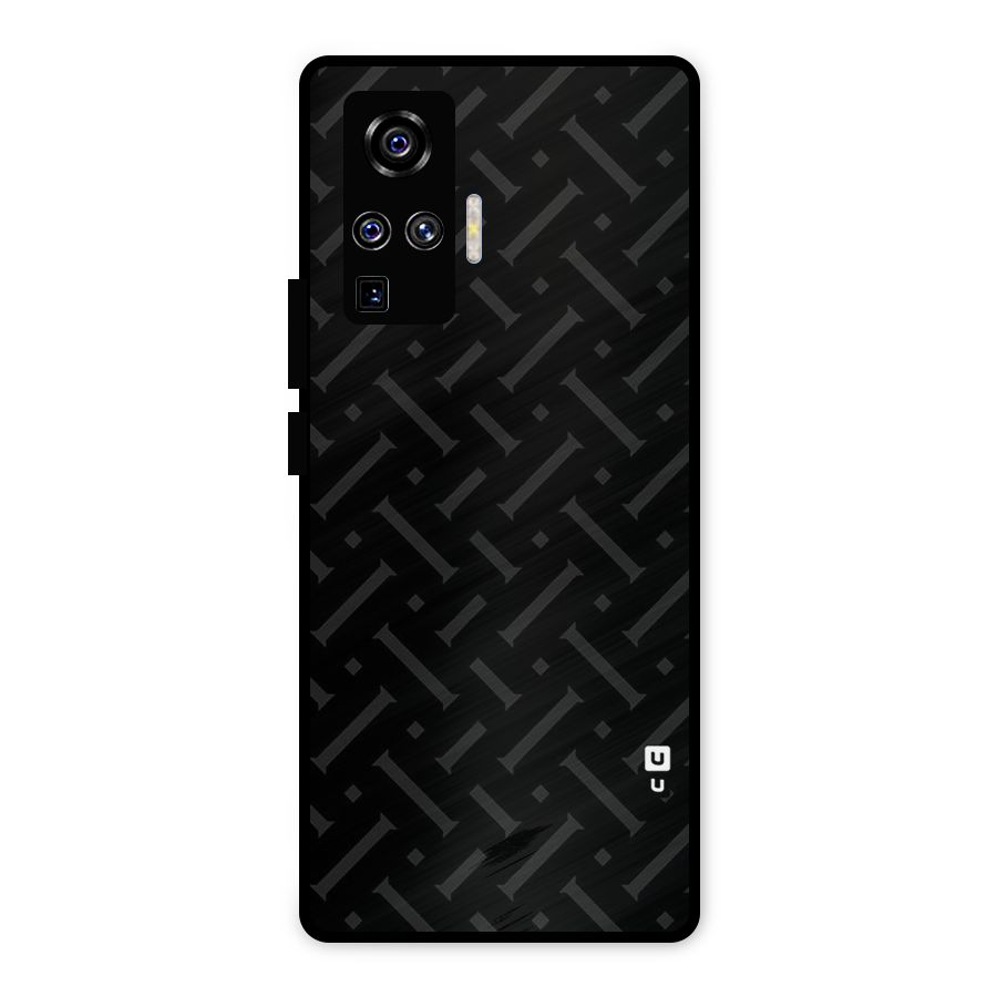 Classic Pipes Pattern Metal Back Case for Vivo X50 Pro