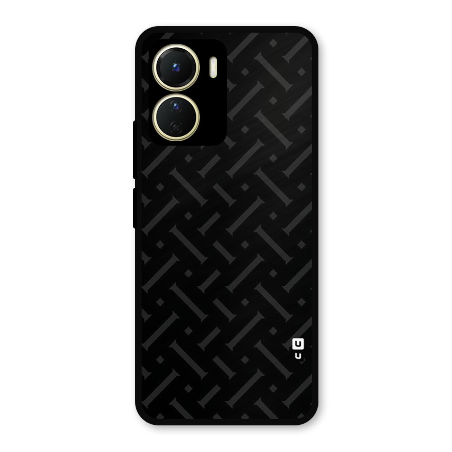 Classic Pipes Pattern Metal Back Case for Vivo Y16