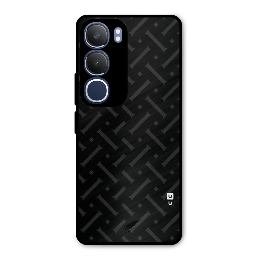 Classic Pipes Pattern Metal Back Case for Vivo Y29
