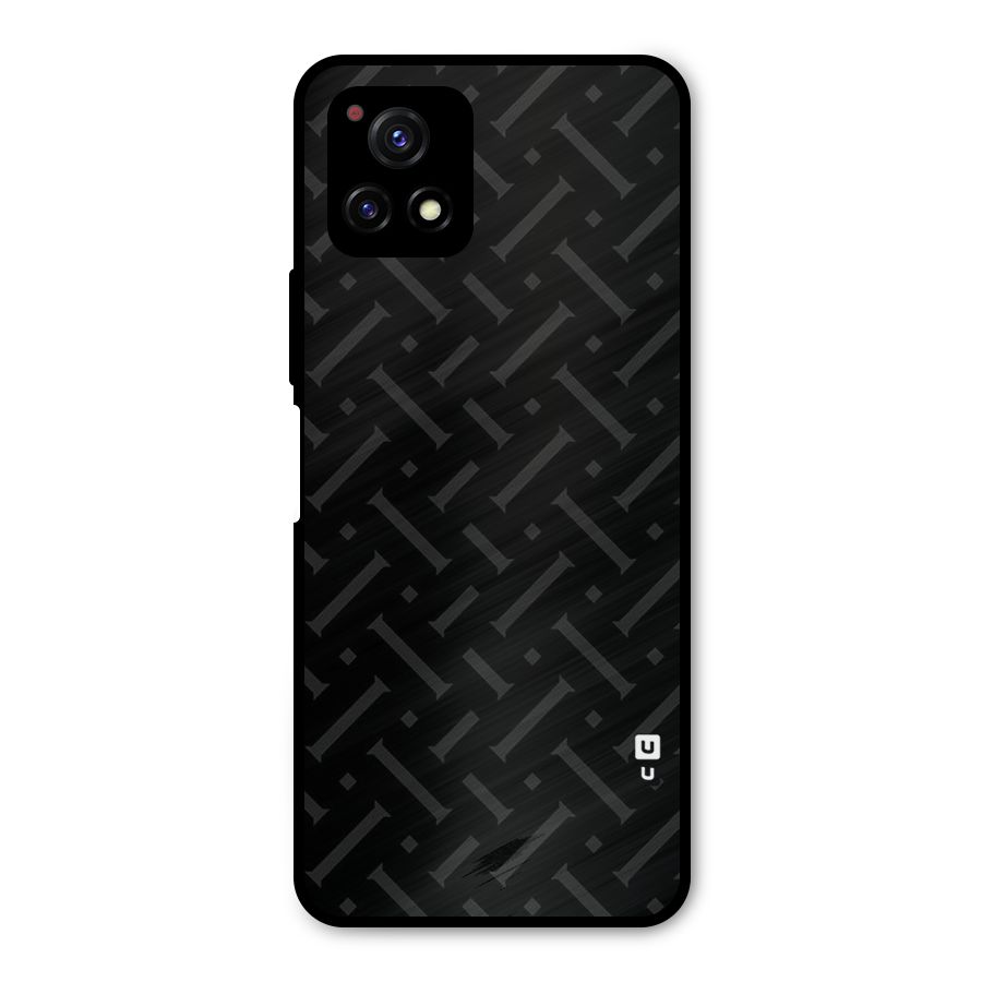 Classic Pipes Pattern Metal Back Case for Vivo Y72 5G