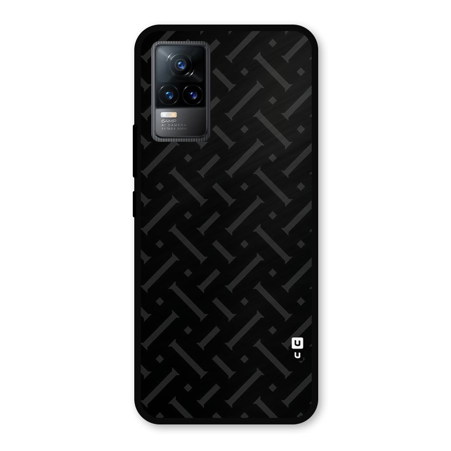 Classic Pipes Pattern Metal Back Case for Vivo Y73