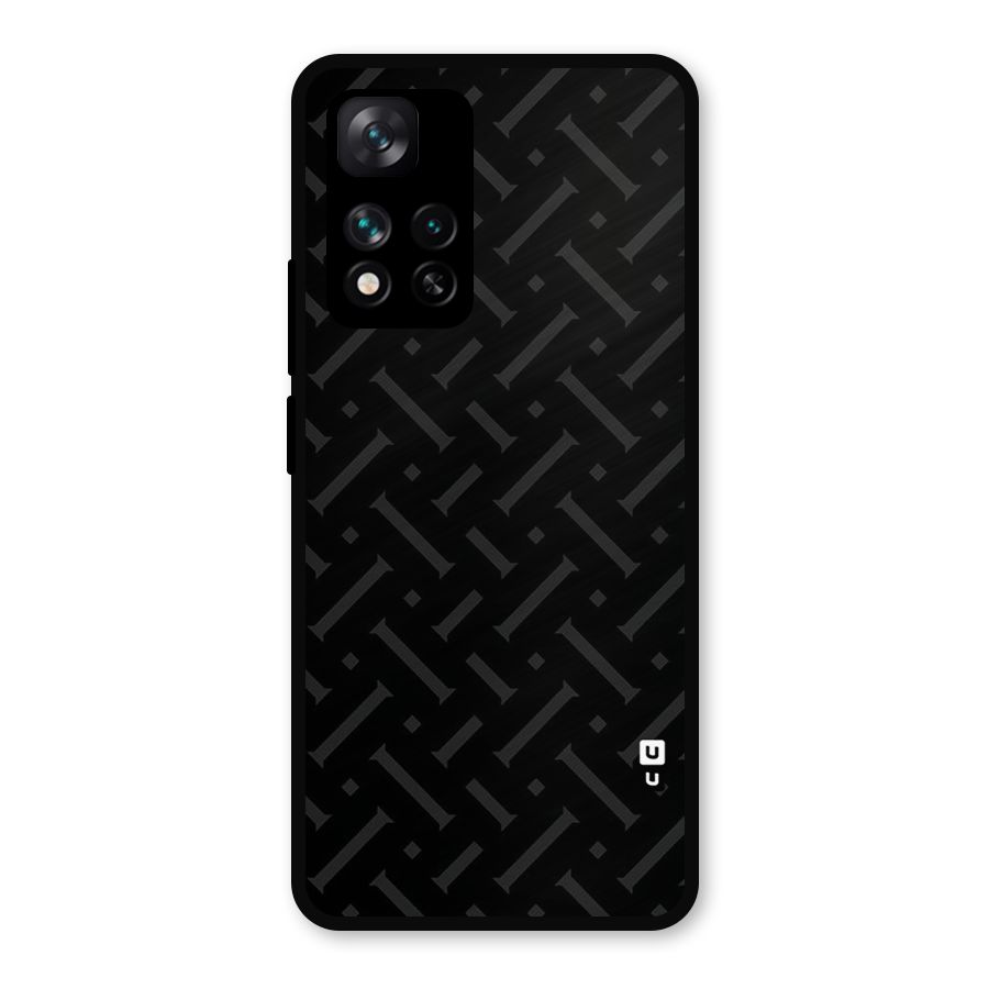 Classic Pipes Pattern Metal Back Case for Xiaomi 11i Hypercharge 5G