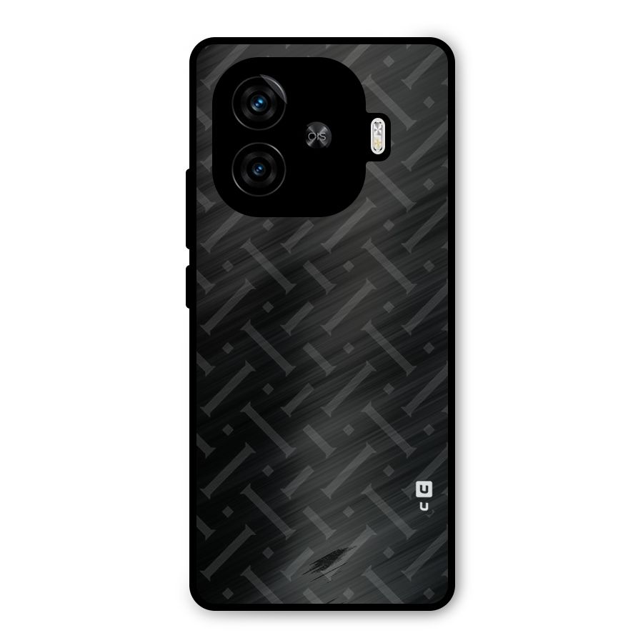 Classic Pipes Pattern Metal Back Case for iQOO Neo 10R