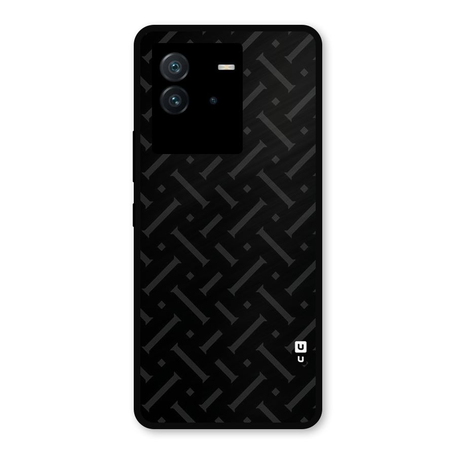 Classic Pipes Pattern Metal Back Case for iQOO Neo 6 5G