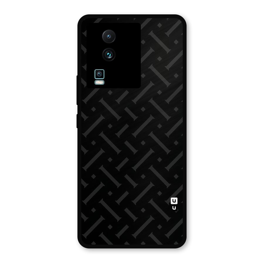 Classic Pipes Pattern Metal Back Case for iQOO Neo 7 Pro