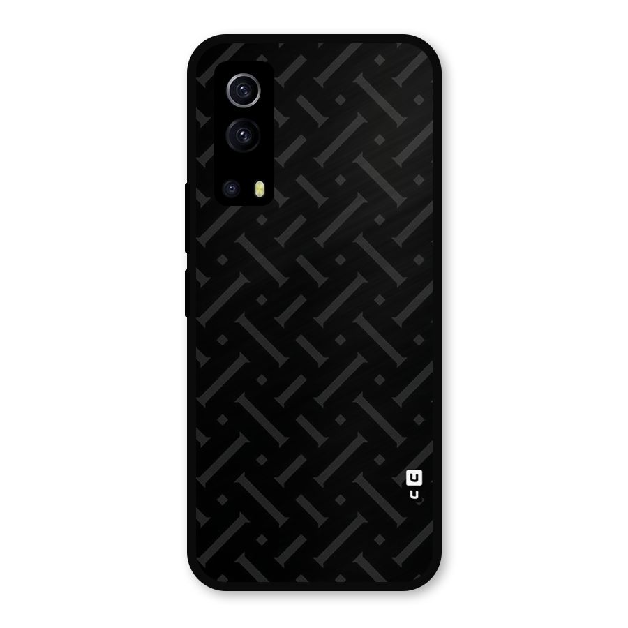 Classic Pipes Pattern Metal Back Case for iQOO Z3