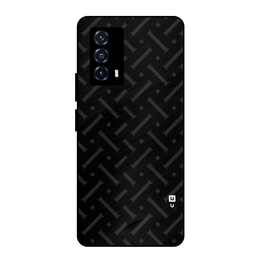 Classic Pipes Pattern Metal Back Case for iQOO Z5