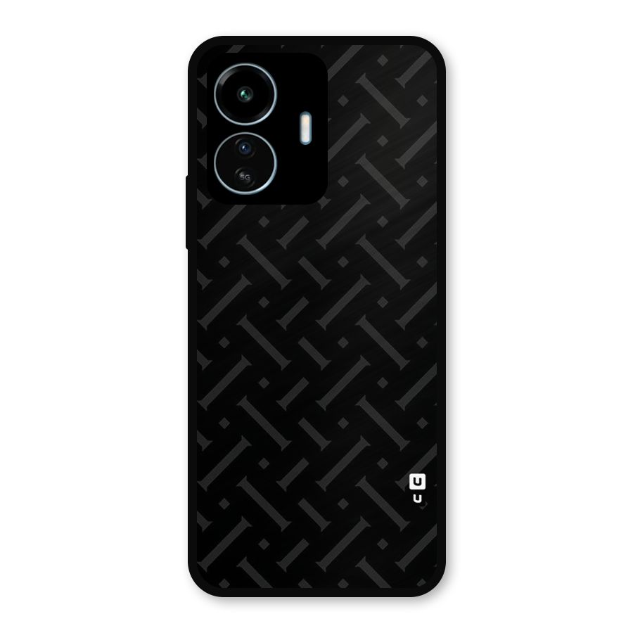 Classic Pipes Pattern Metal Back Case for vivo iQOO Z6 Lite 5G