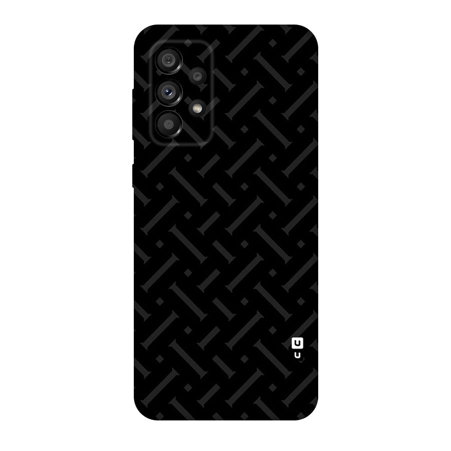 Classic Pipes Pattern Original Polycarbonate Back Case for Galaxy A73 5G
