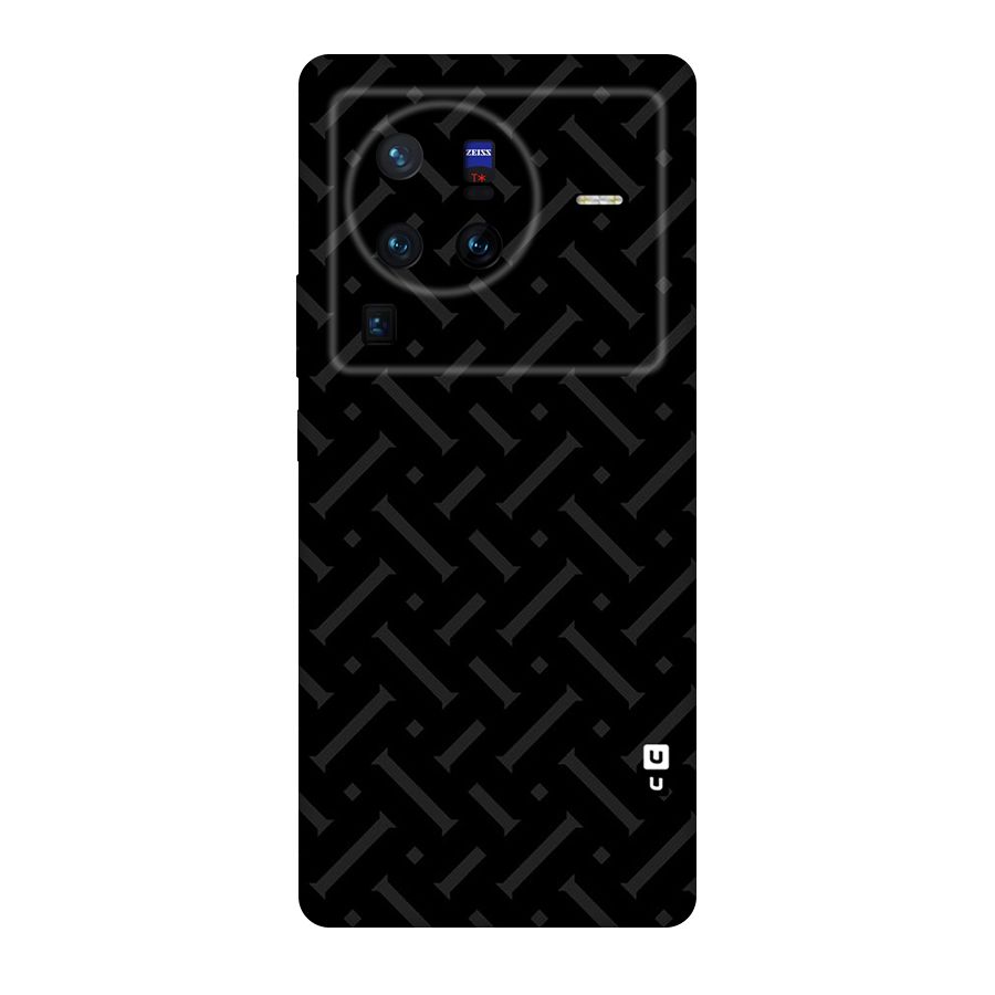 Classic Pipes Pattern Original Polycarbonate Back Case for Vivo X80