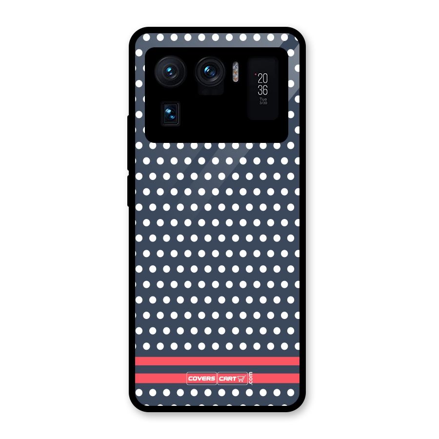 Classic Polka Dots Glass Back Case for Mi 11 Ultra